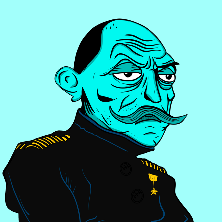 Carl The Crooked — original Base token #7764 — one of one