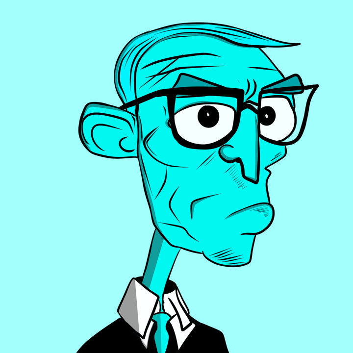 Mr. Minuscule — original Base token #7771 — one of one